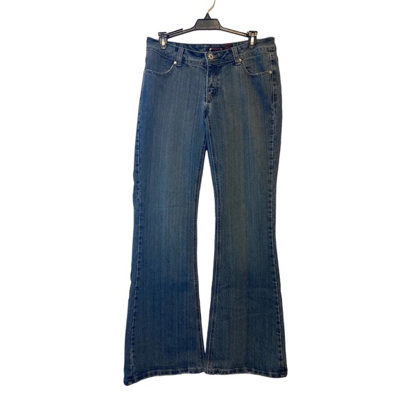 Vanilla Star Bootcut Embellished Pocket Jeans - Size 9 - Picture 1 of 7